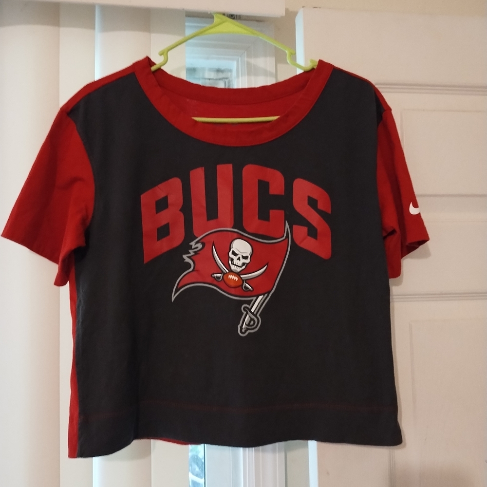 Nike NFL Tampa Bay Buccaneers Short Sleeve Crop Top Size XS